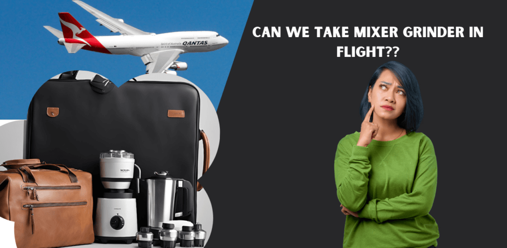 can we take mixer grinder in flight